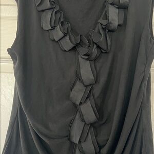Classiques Entier Black Ruffle Blouse